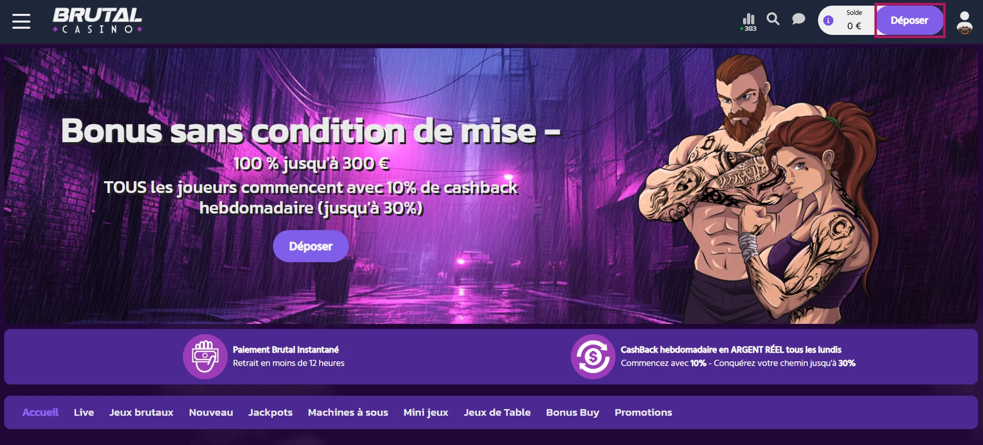 Bouton Déposer