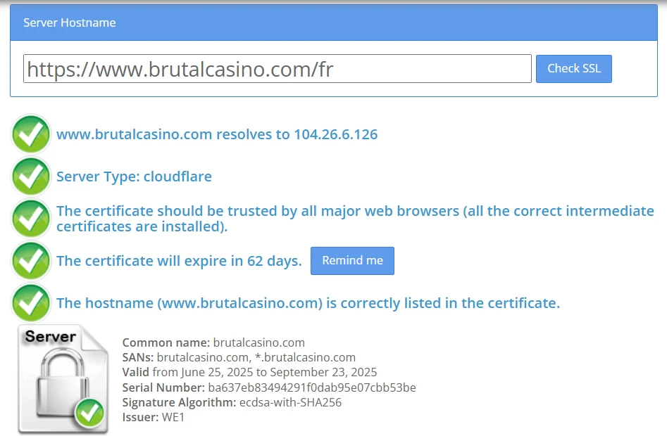 Certificat SSL
