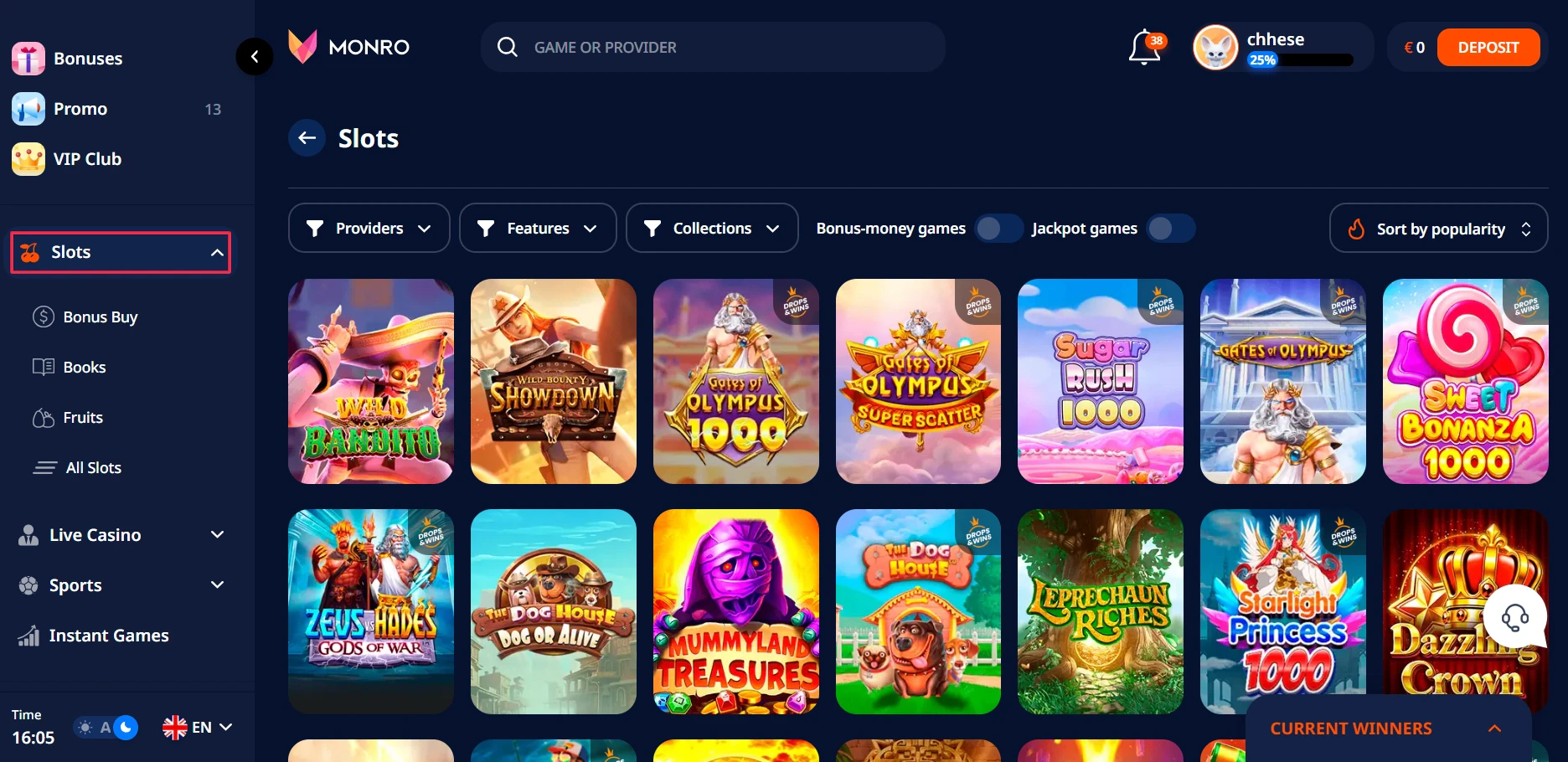 Monro Casino Slots