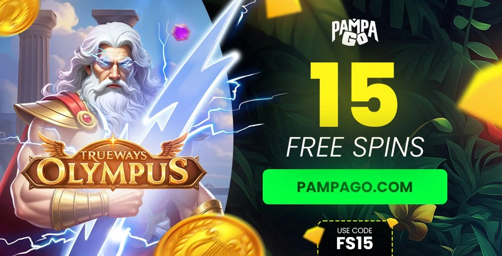 PampaGo 15 Free Spins Bonus