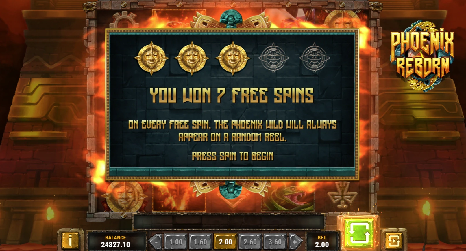 Phoenix Reborn Free Spins