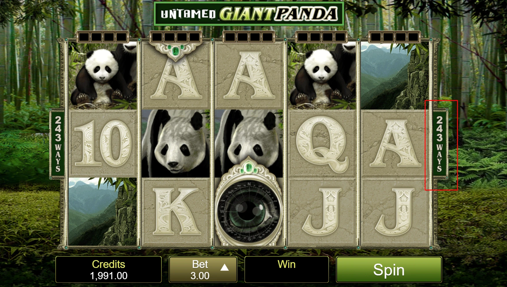 Untamed Giant Panda Theme
