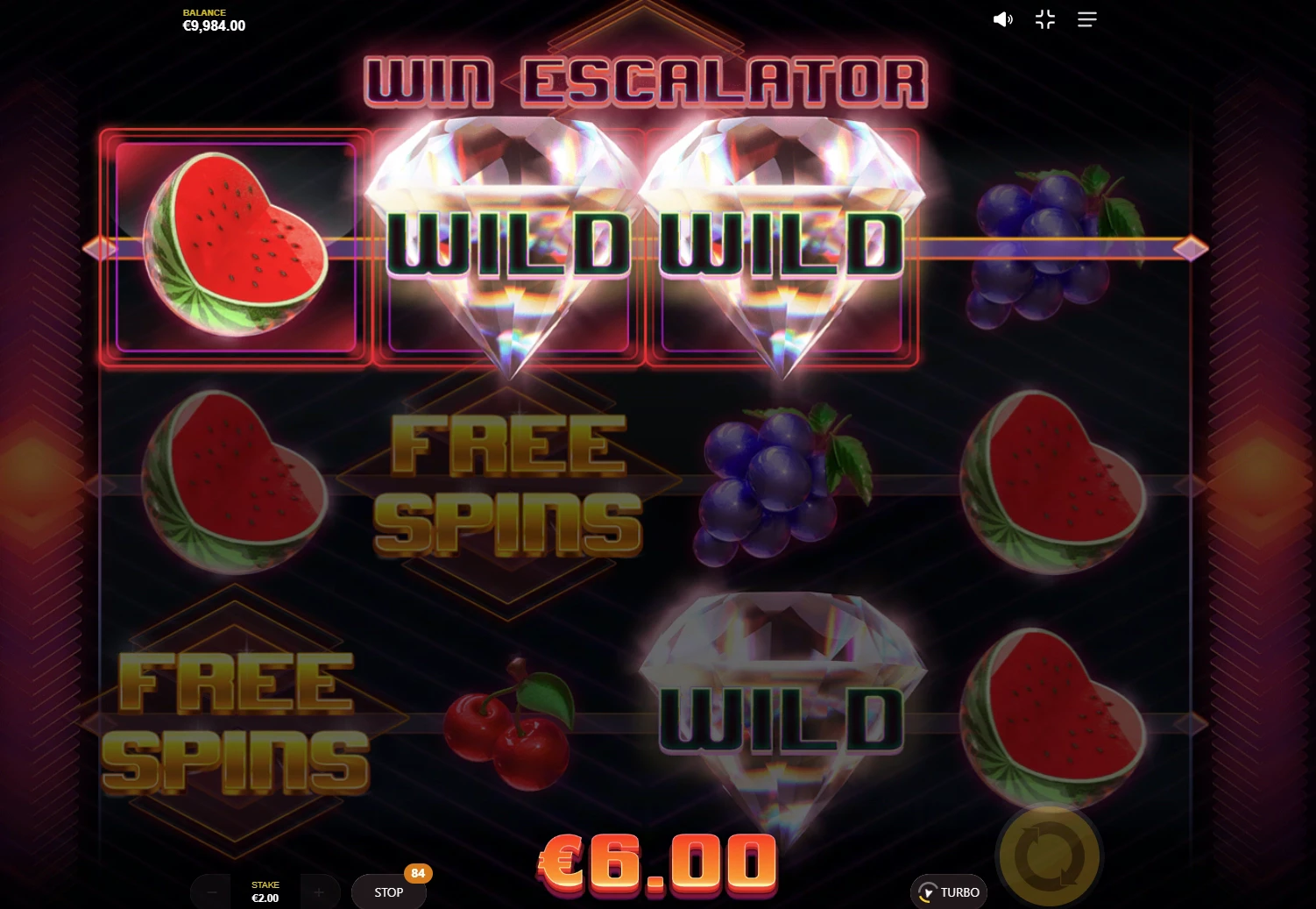Win Escalator Special Features
