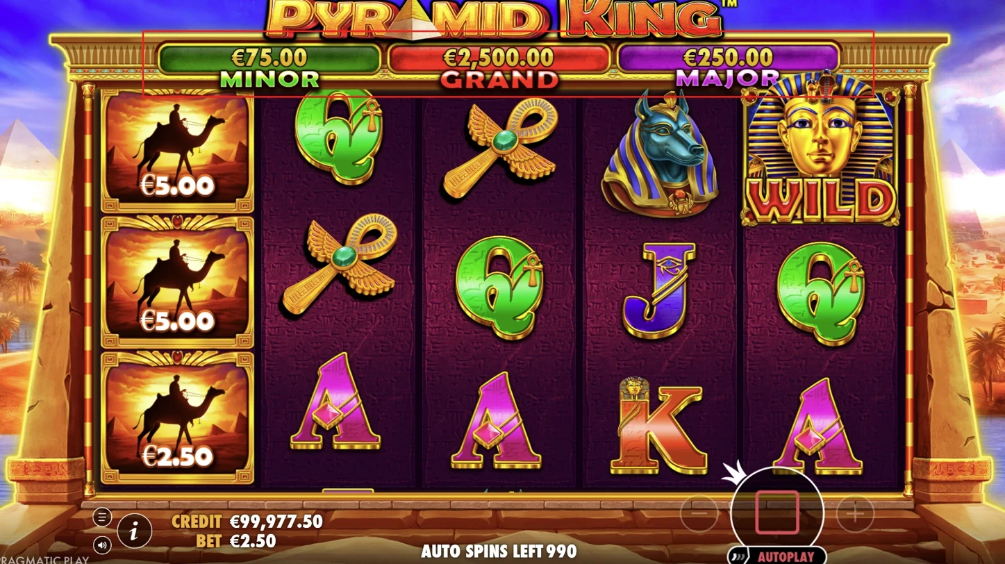 Pyramid King Jackpots