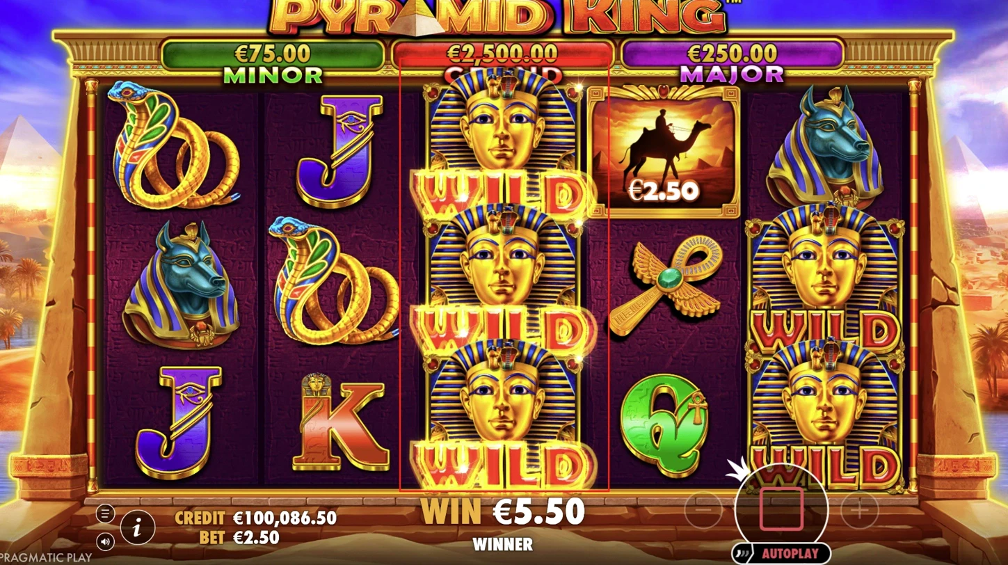 Pyramid King Wild Symbols