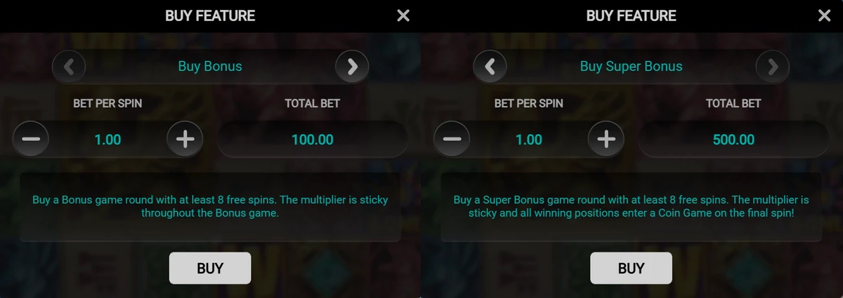 bonus buy sur conquer babylon