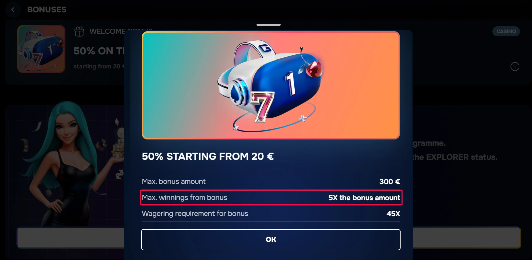 Gizbo Bonus Max Cashout