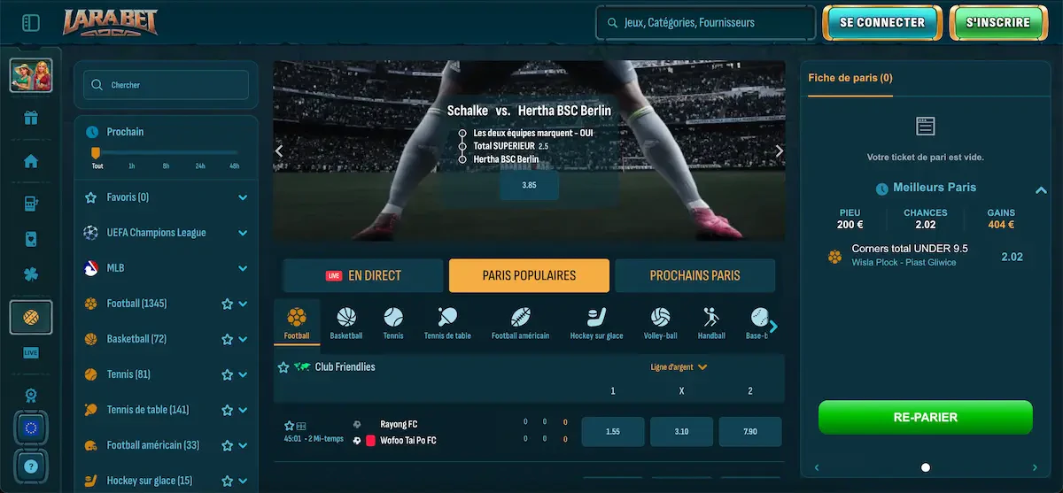 larabet paris sportifs