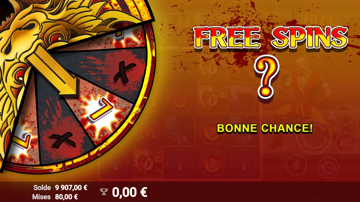 roue de pari sur reel warriors