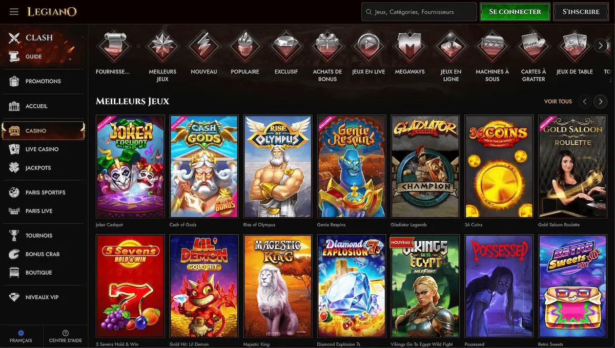 slots legiano