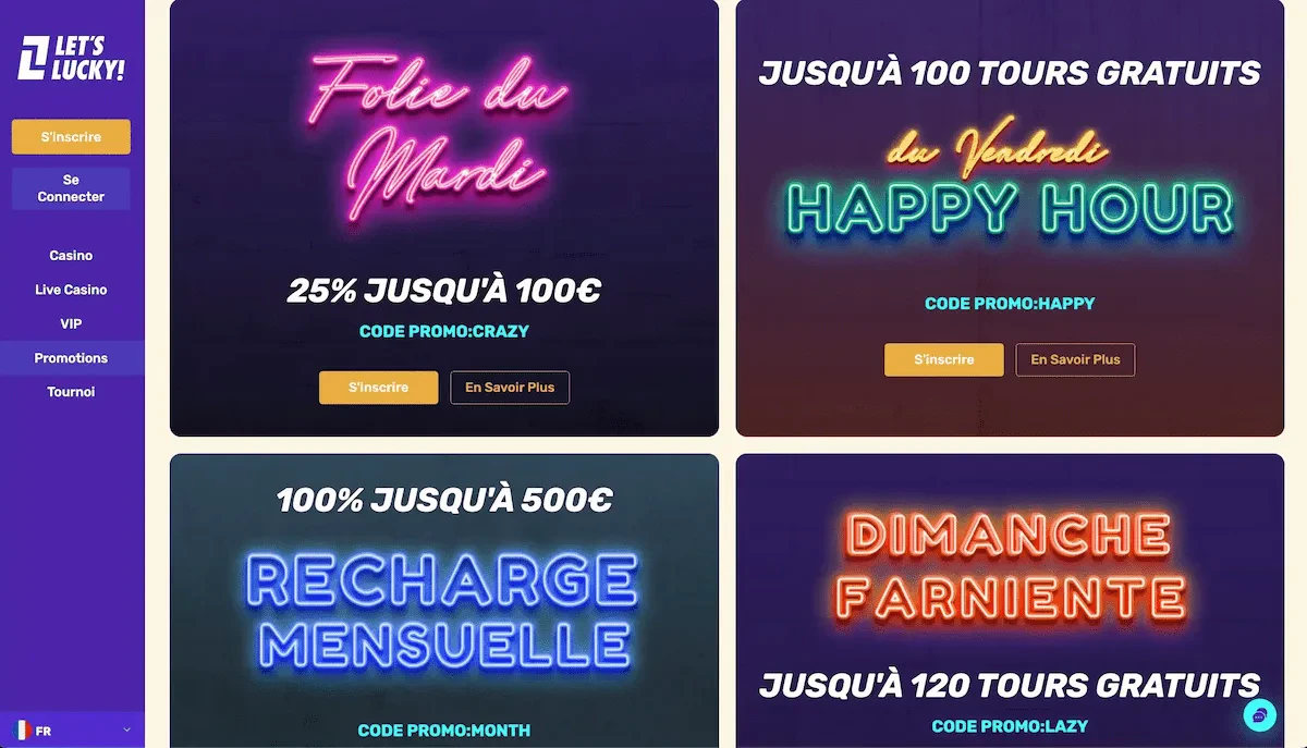 promotions letslucky