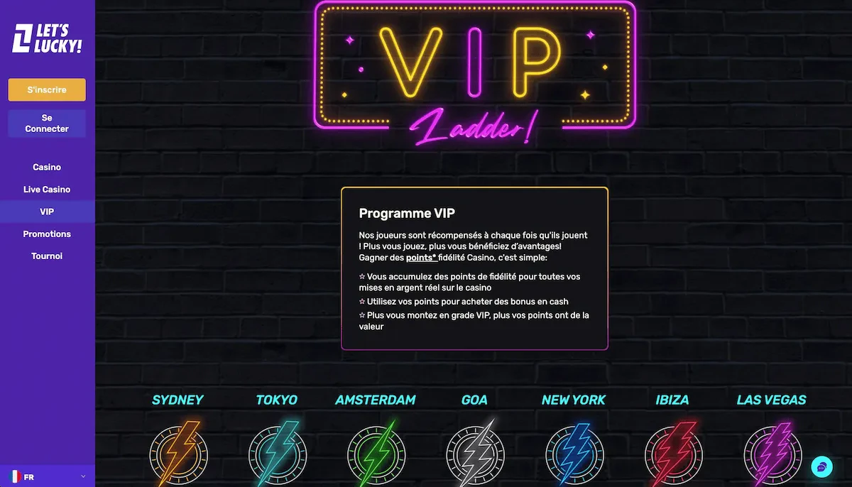 programme vip letslucky