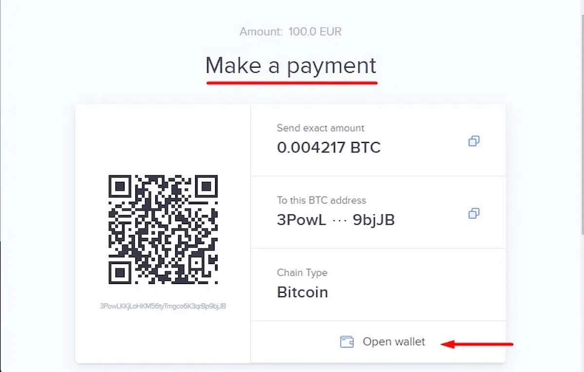 Effectuer une transaction