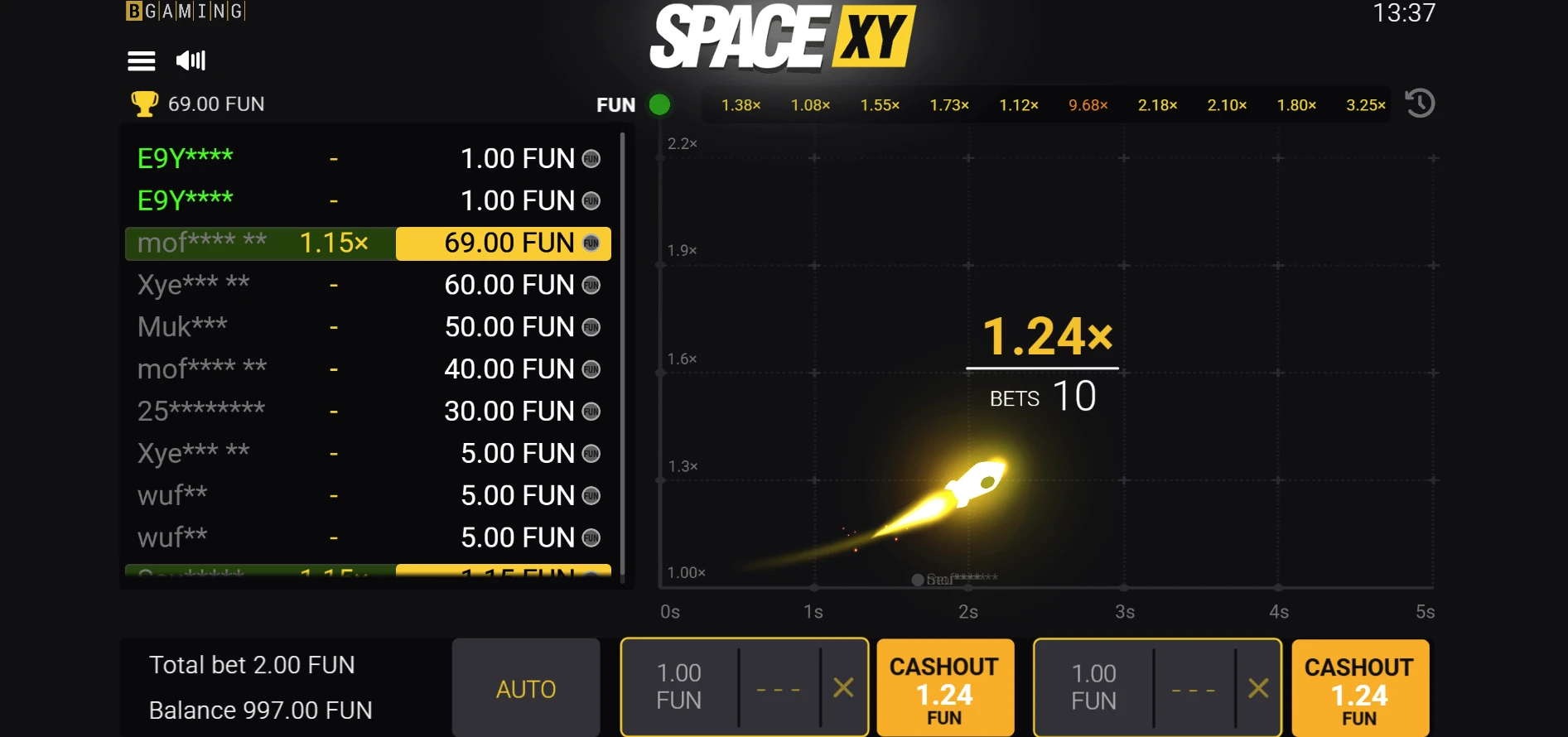 Space XY