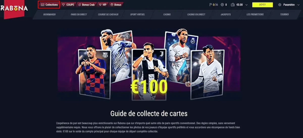 Collection cartes