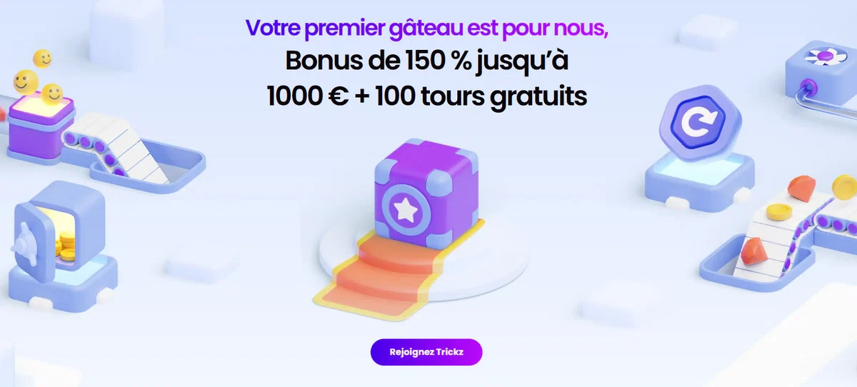bonus de bienvenue de trickz