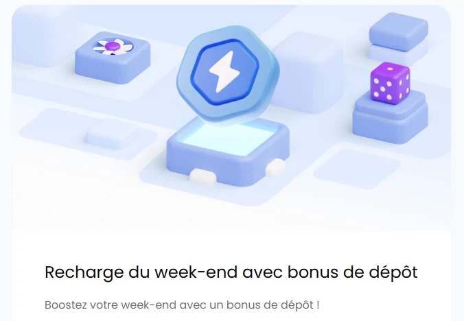 recharge du week-end sur trickz