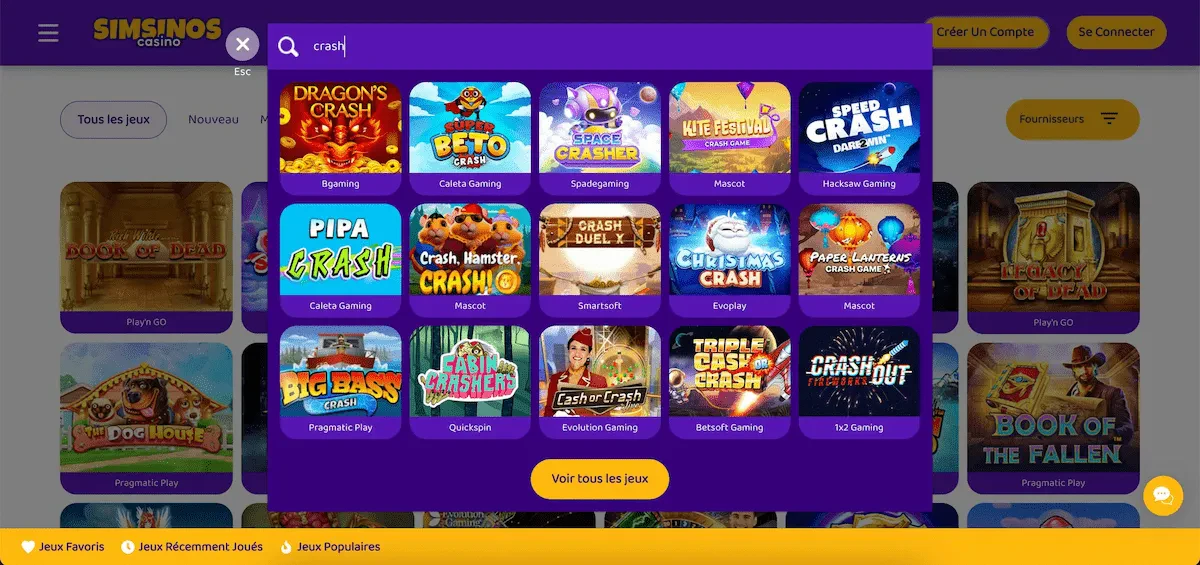 Simsinos crash
