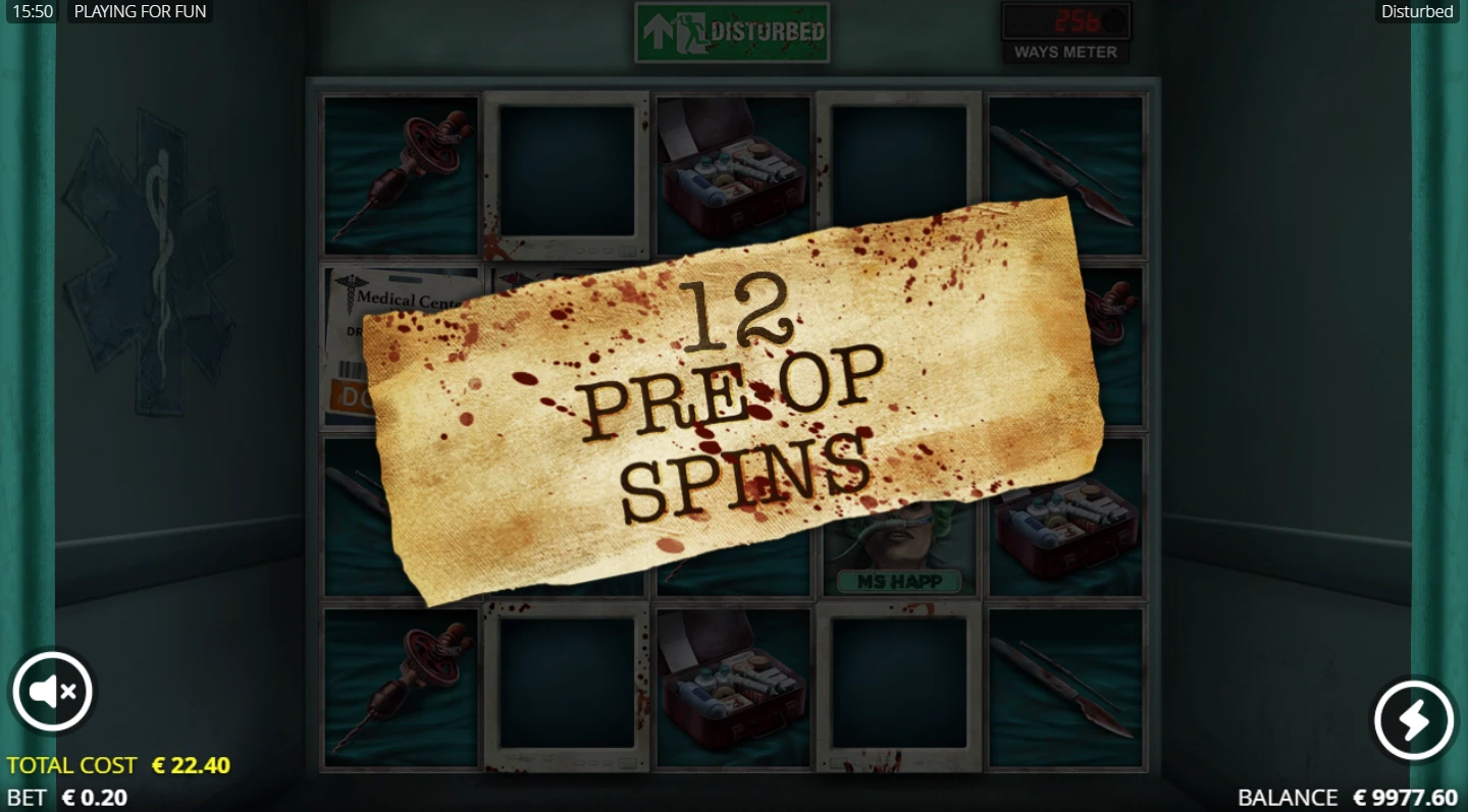 Disturbed Pre-Op Spins