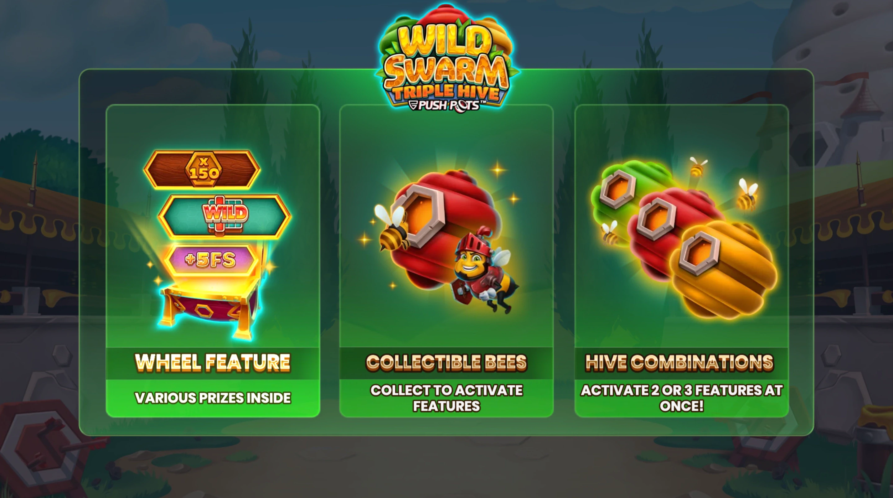graphismes wild swarm triple hive