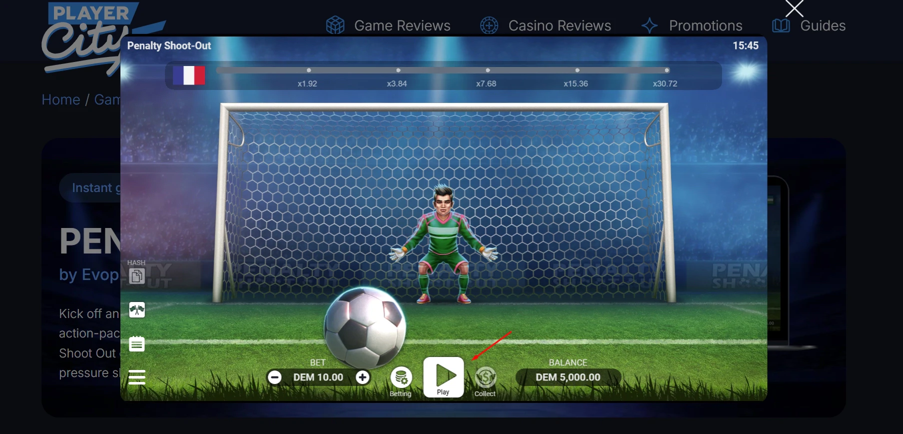 Penalty Shoot-Out Game Rules