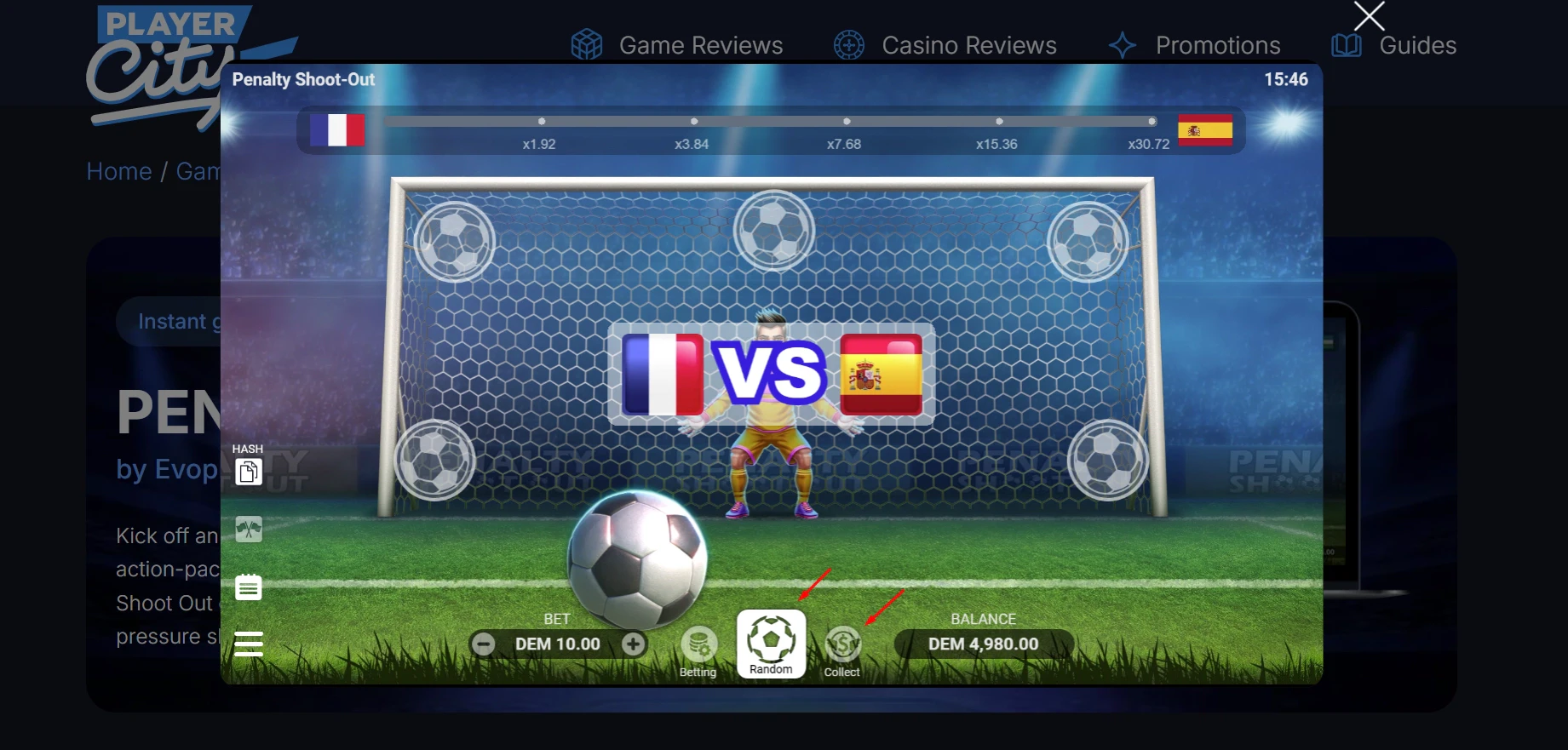 Penalty Shoot-Out Game Round