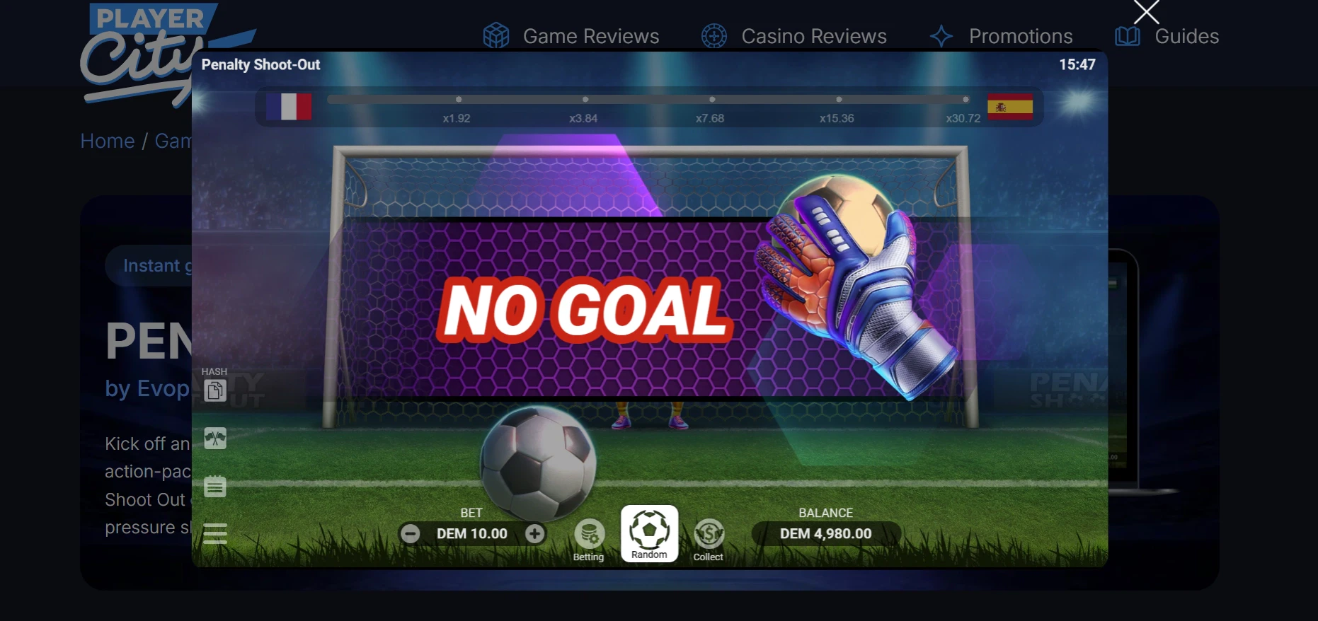 Penalty Shoot-Out No Goal