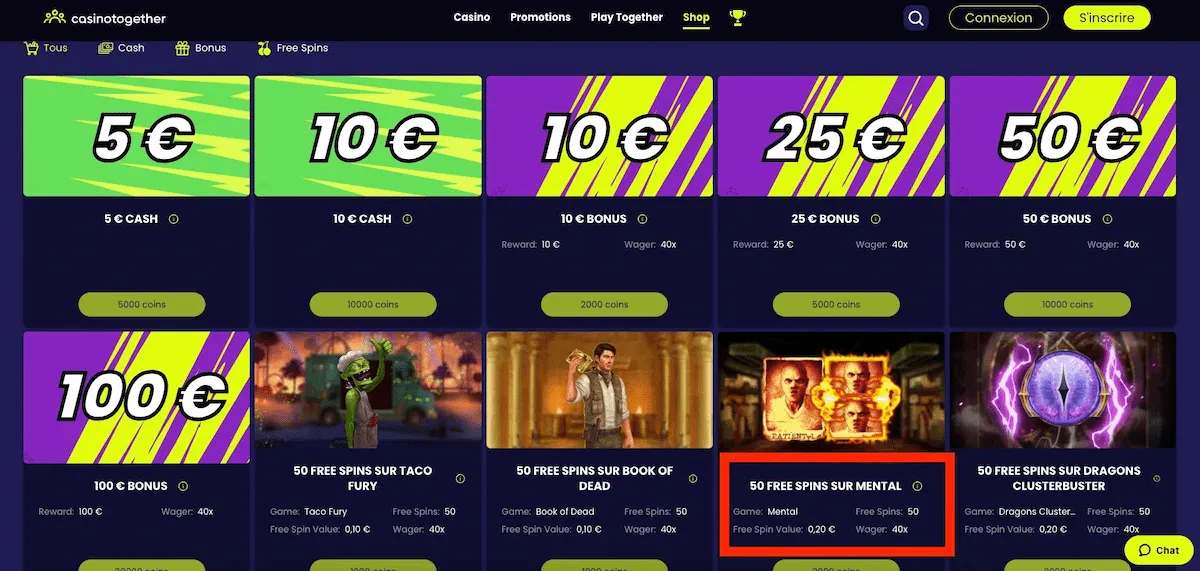Shop de casinotogether