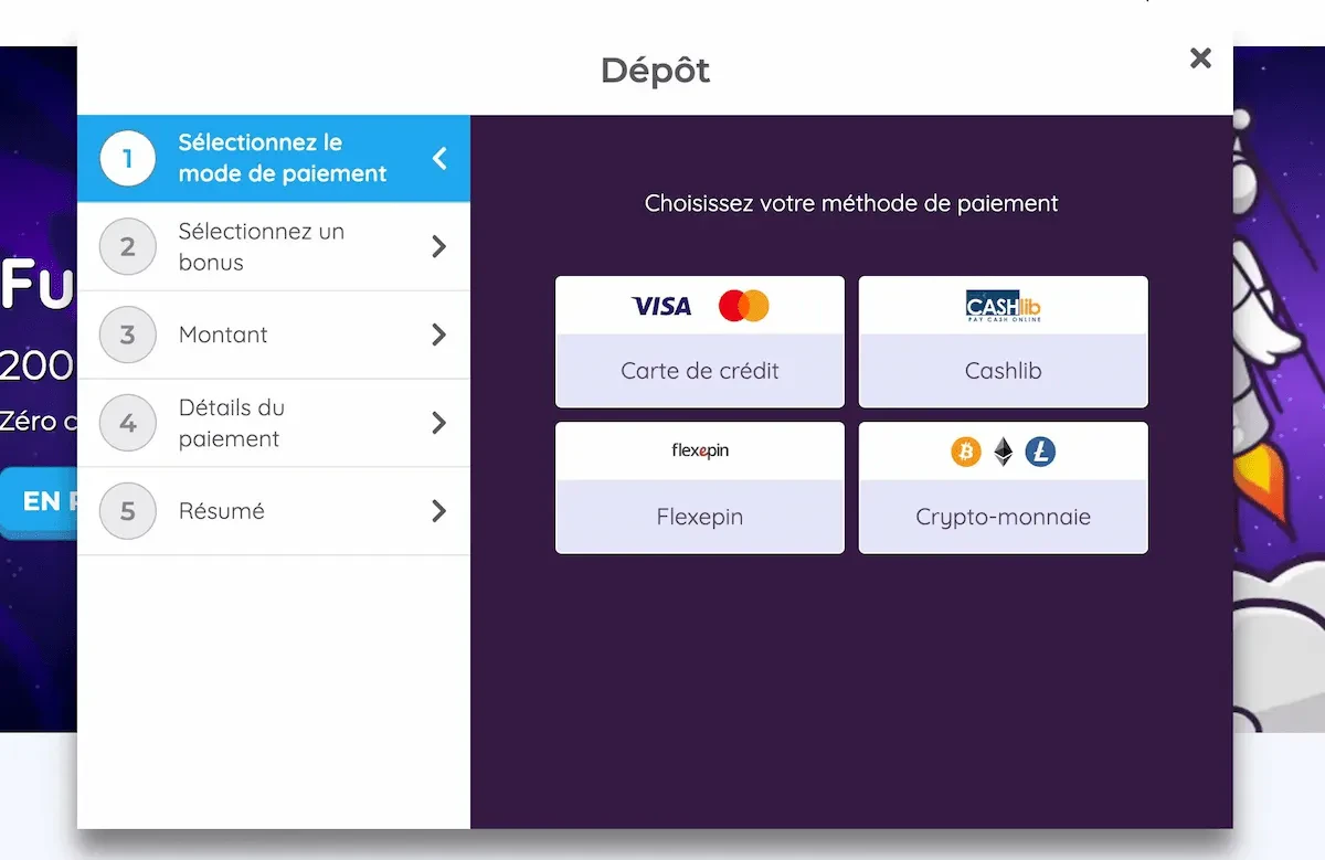 dépôt jackpot bob