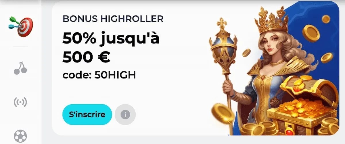 bonus highroller bdmbet