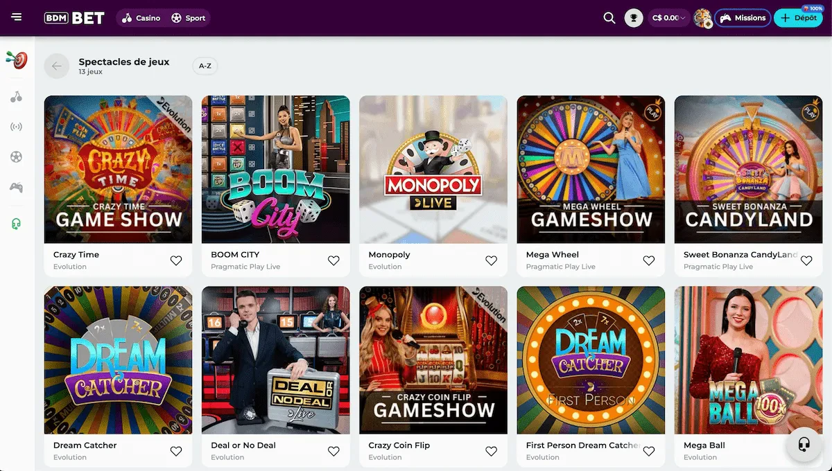 casino en direct bdmbet