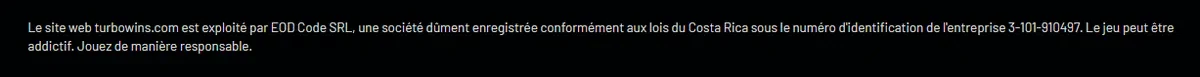 licence de turbo wins