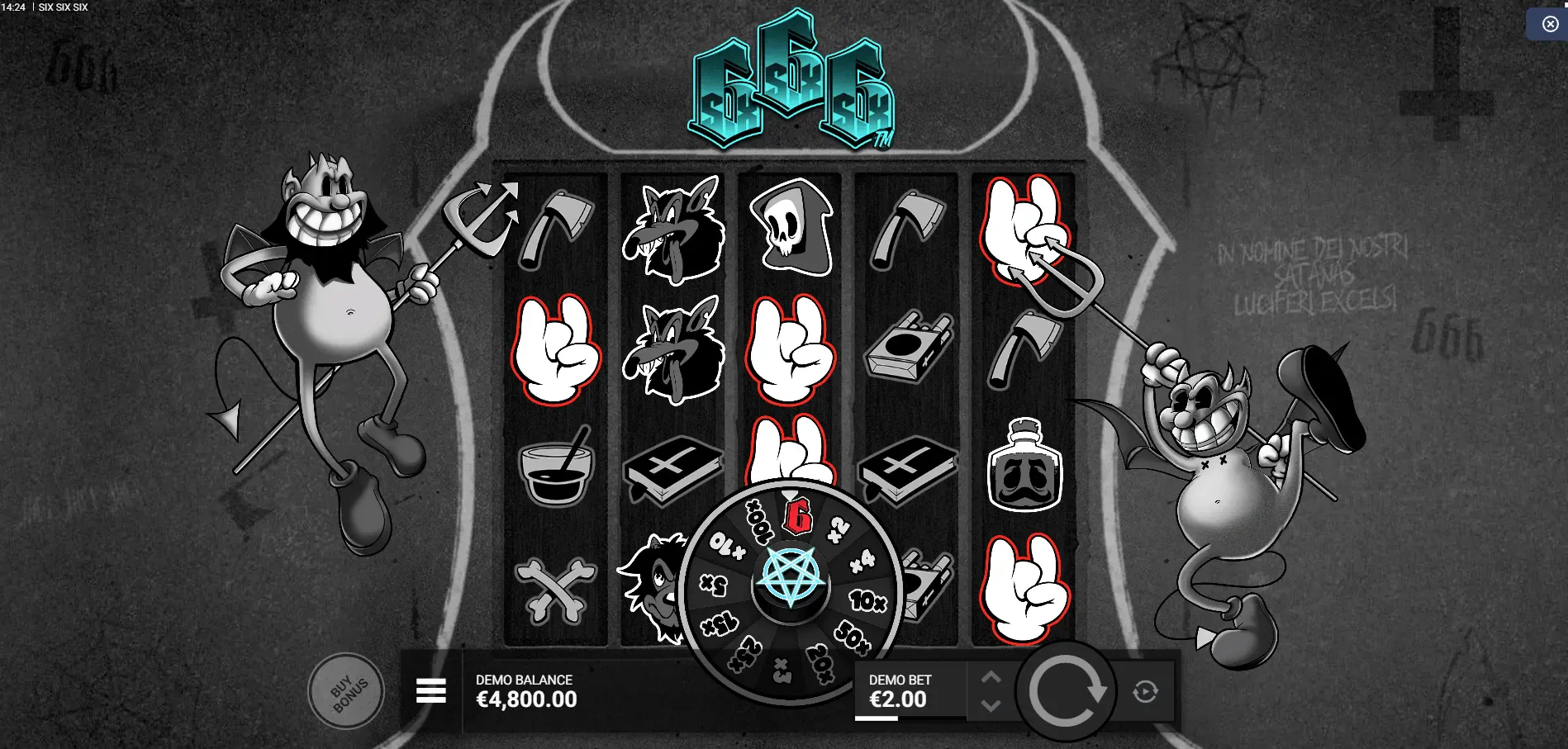 SixSixSix Bonus Trigger
