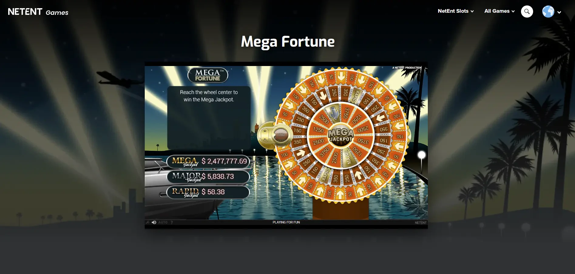 Mega Fortune Bonus Round