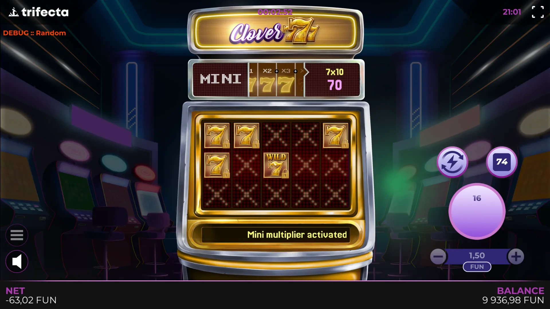 la fonction multiplier en partie bonus
