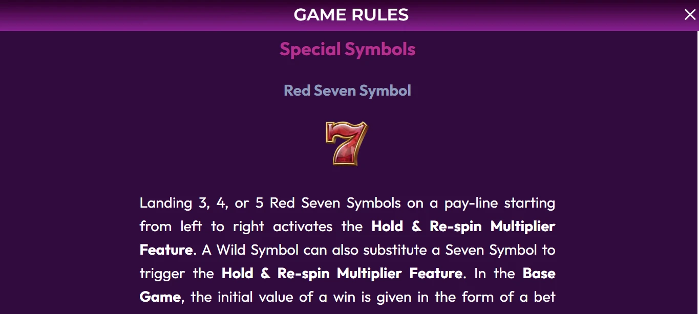 Clover 777 Special Symbols