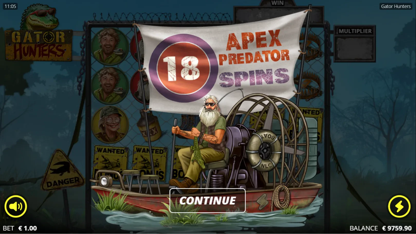apex predator spins