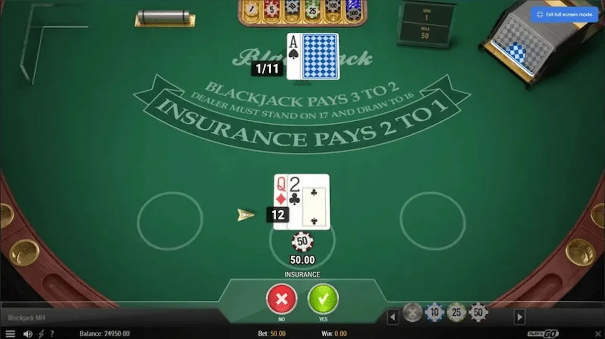first person blackjack
