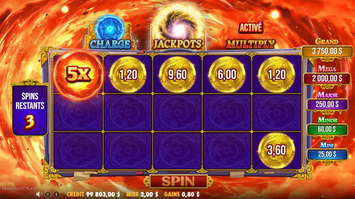 fonction multiply sur spellmaster