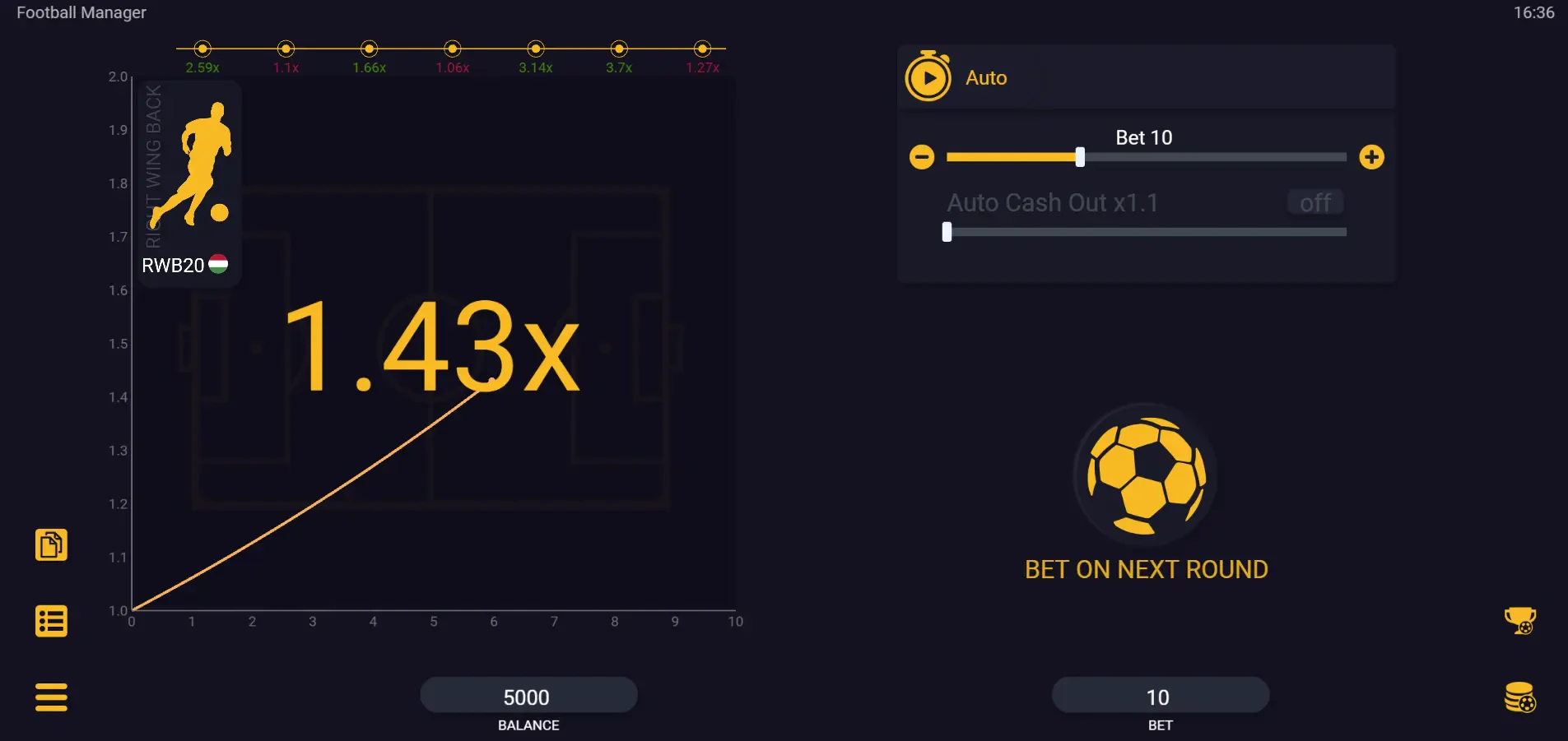 Football Manager - Evoplay