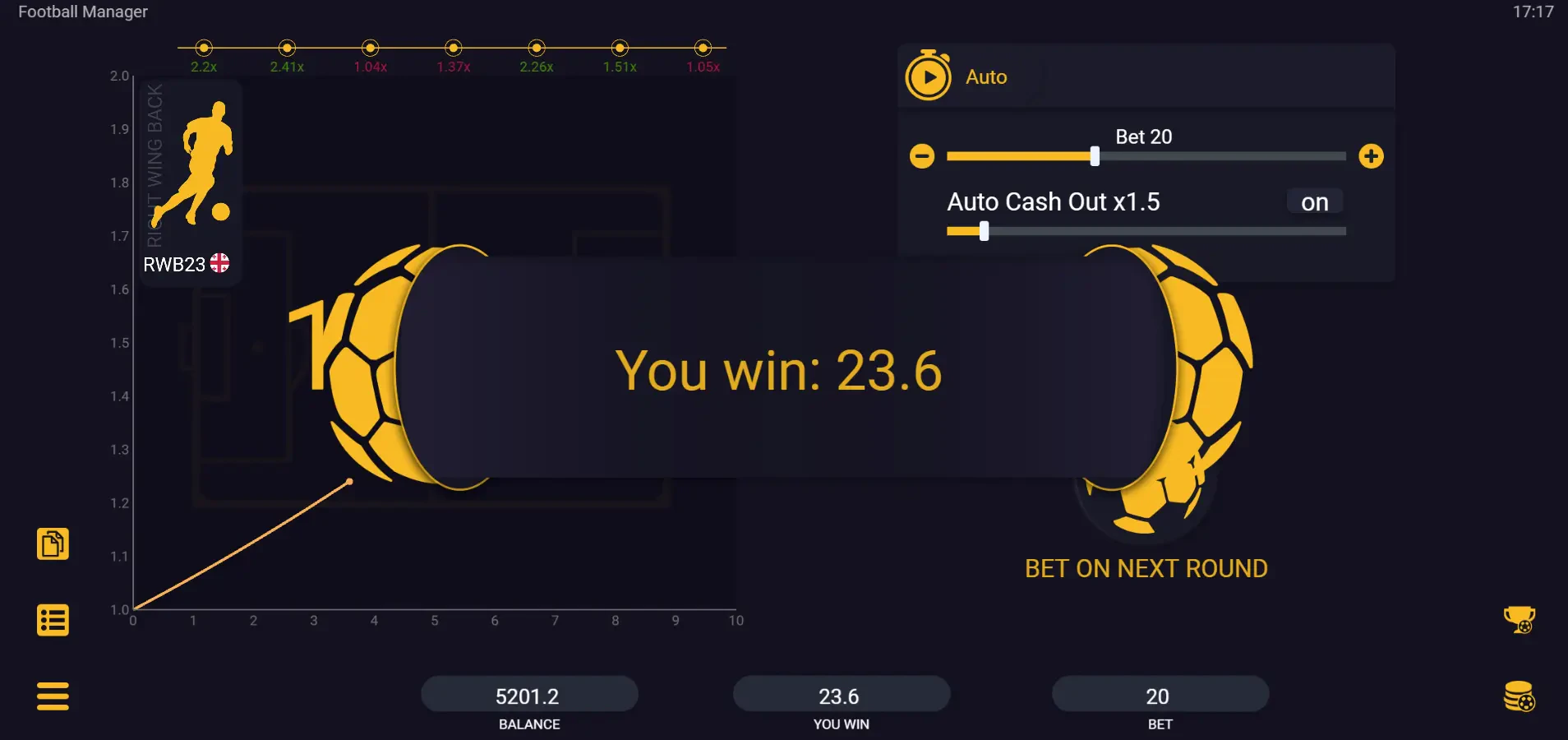 Football Manager - Winning Round
