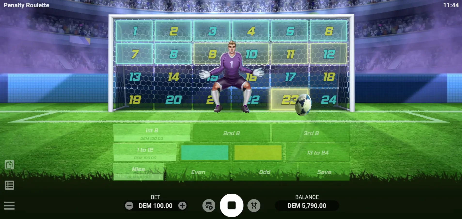 Penalty Roulette - Evoplay
