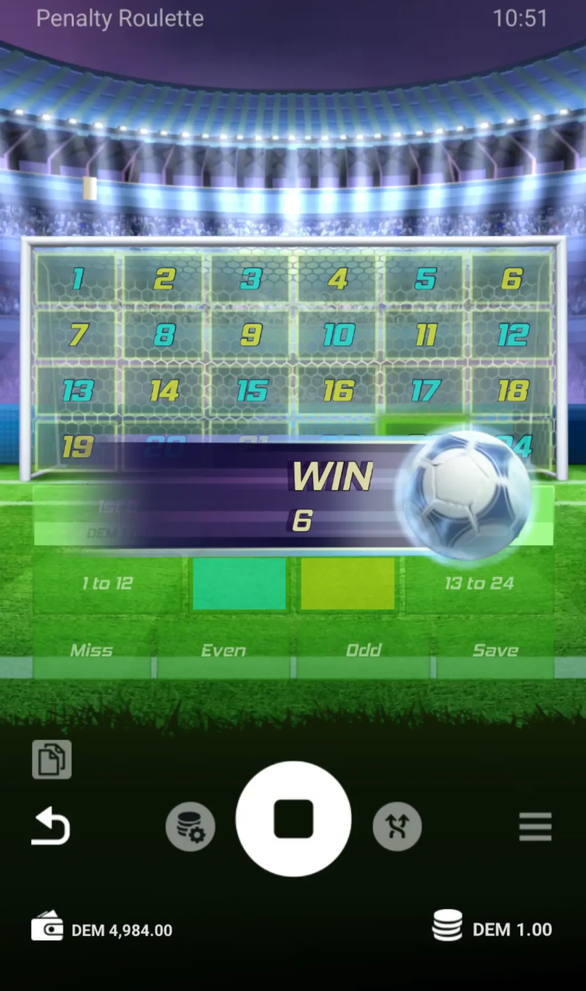 Penalty Roulette- Mobile Win