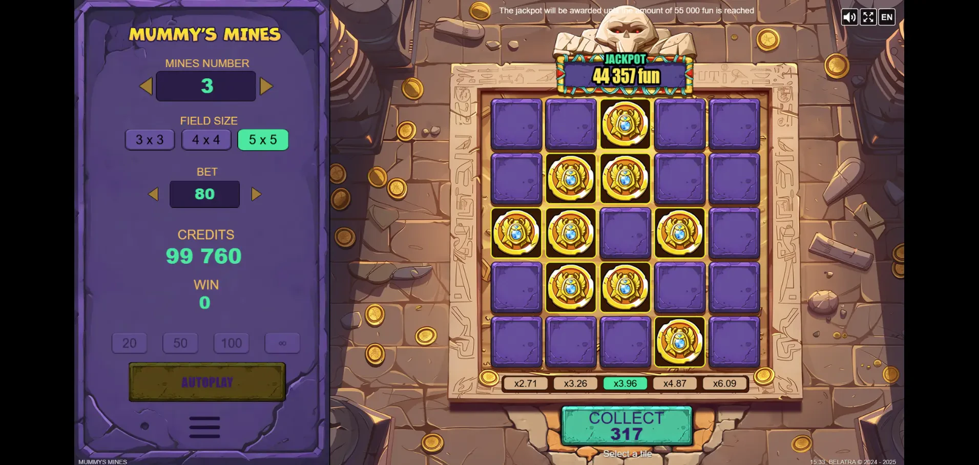 Mummy's Mines - Belatra