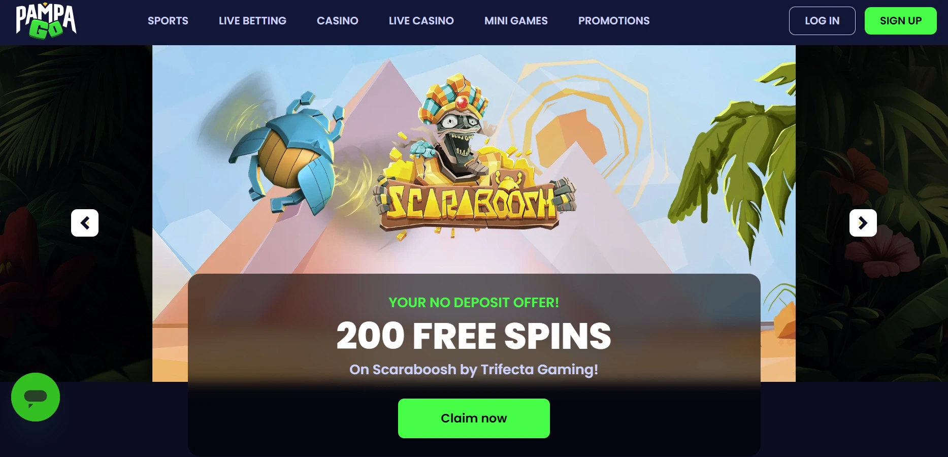 PampaGo No Deposit Free Spins Bonus
