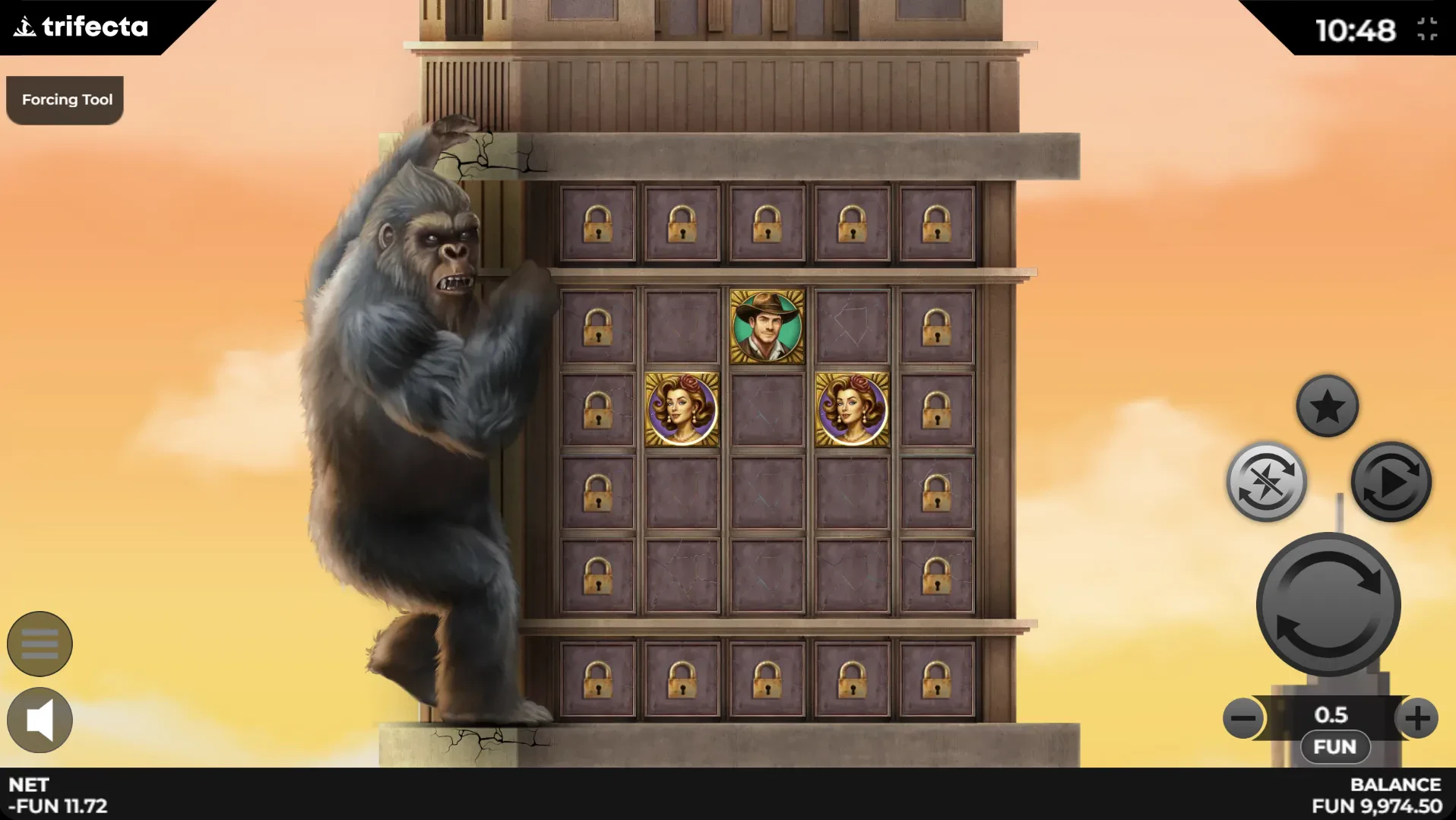 mini jeu avant la partie bonus