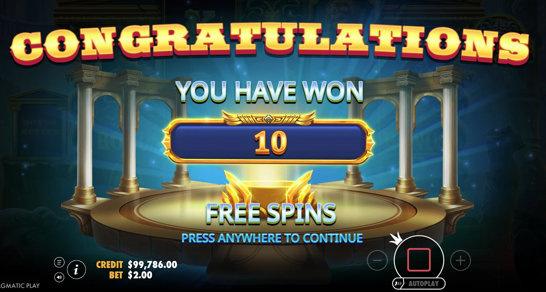 Medusa's Stone Free Spins