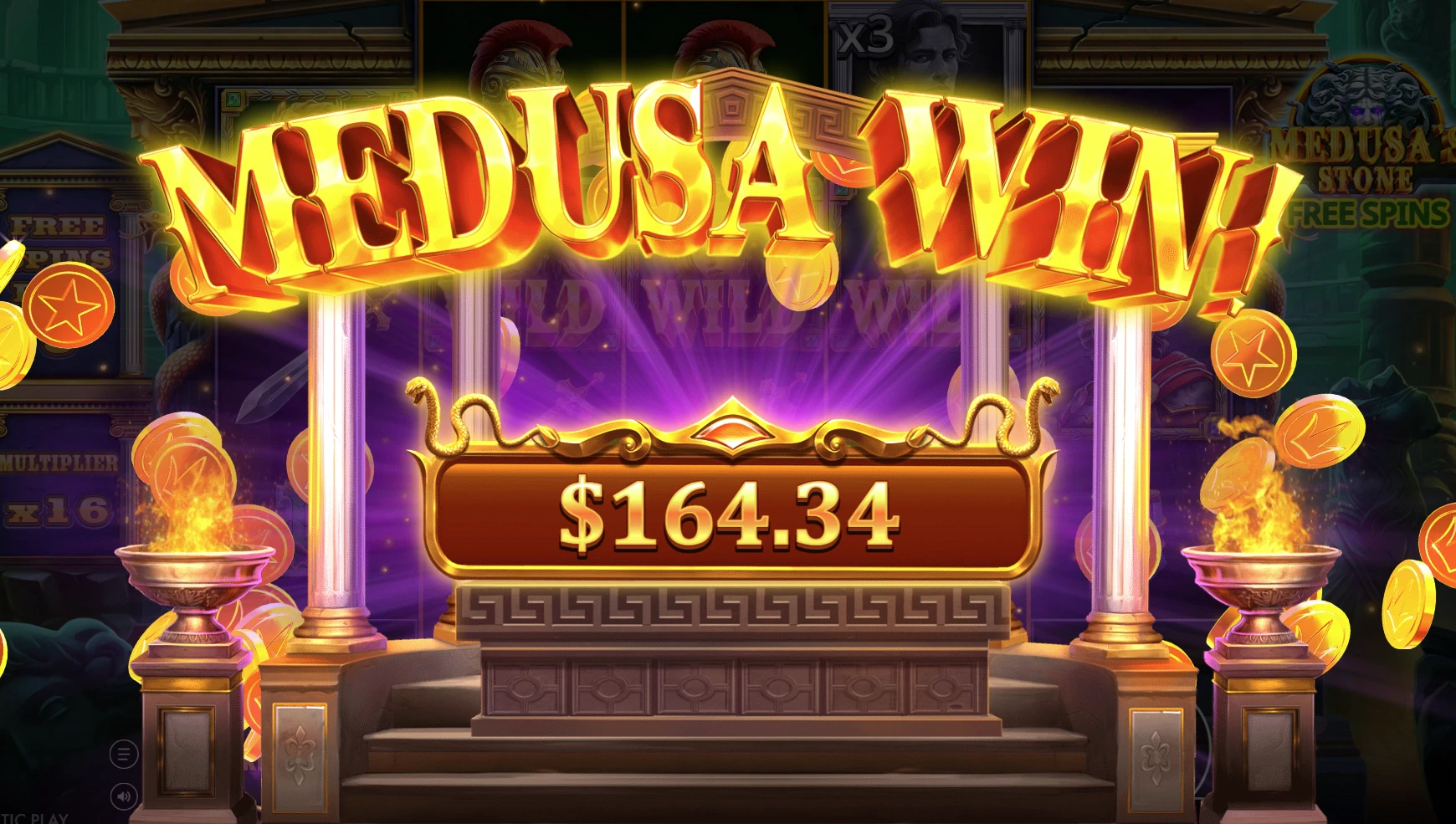 Medusa's Stone Free Spins