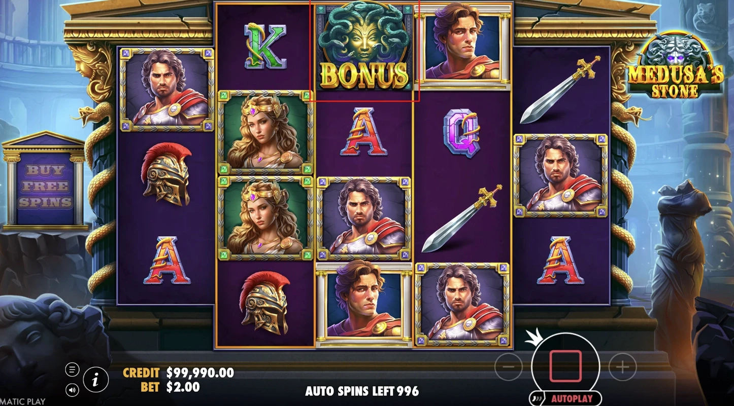 Medusa's Stone Bonus Symbol
