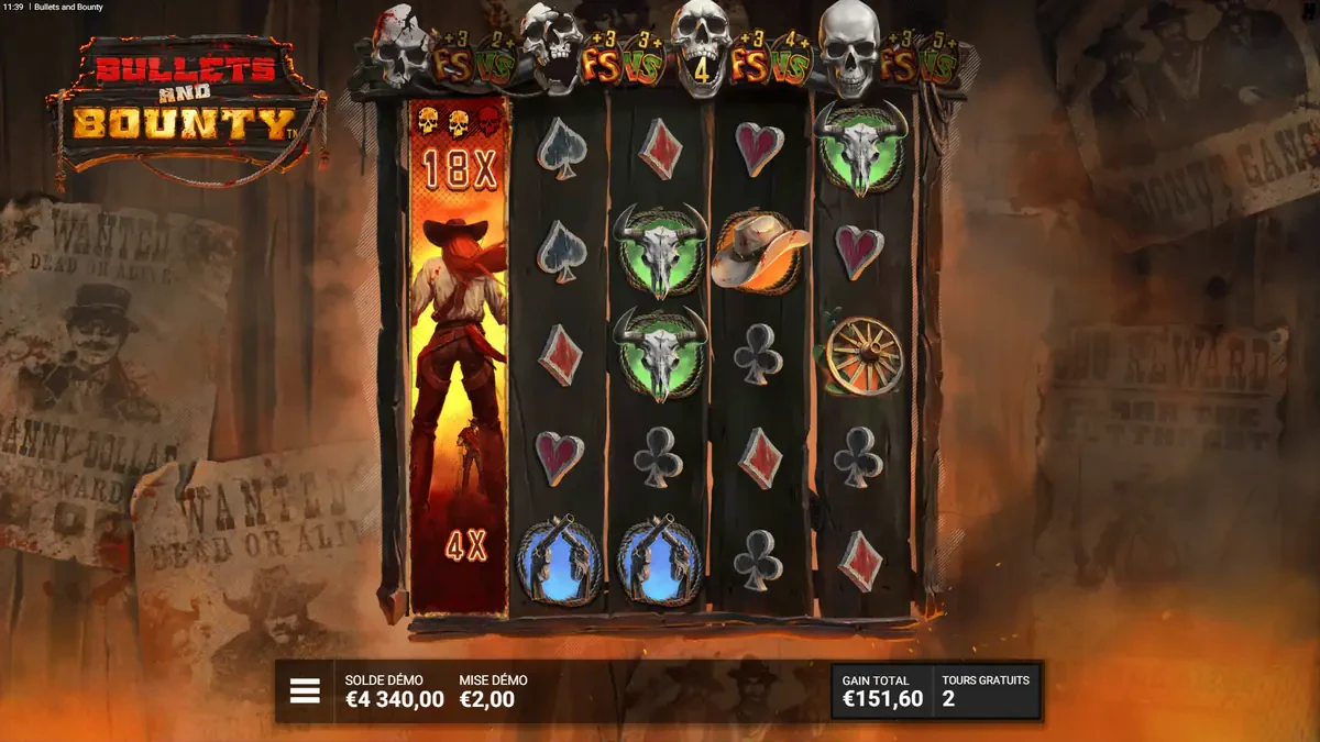 mode bonus four shots to freedom de bullets and bounty
